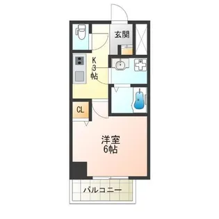 グランエクラ花園町【2階】の間取り