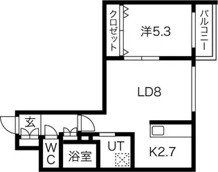 Grace Impact【4階】の間取り