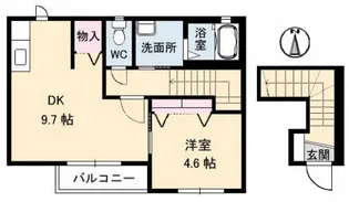 ルミエール春日【2階】の間取り