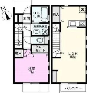 ルピナス【1階】の間取り