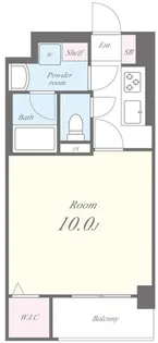 アビティ南大井I【2階】の間取り