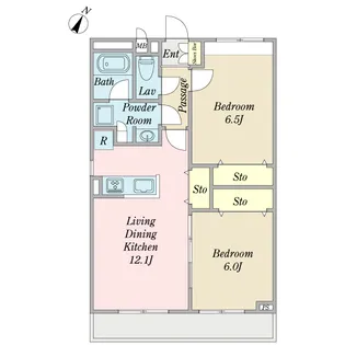 セントポーリア36【2階】の間取り