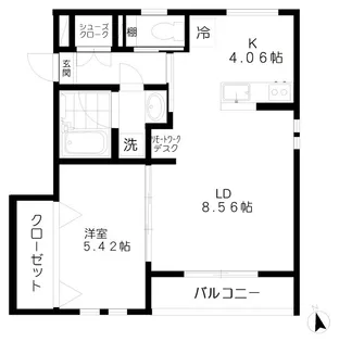 メゾン・ド・ラペ【2階】の間取り