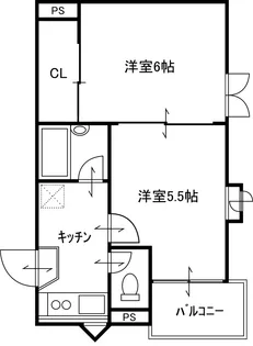 メゾン大手町【1階】の間取り
