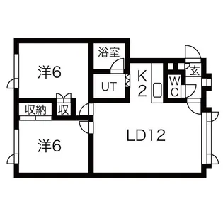 ハイブリッジ1【3階】の間取り