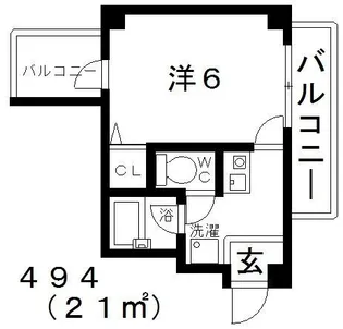 ツインツリー【5階】の間取り