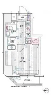 プレール・ドゥーク新大久保II【5階】の間取り