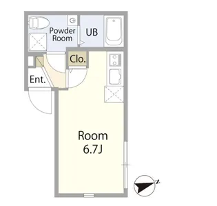 TIGRE YAYOICHO【1階】の間取り