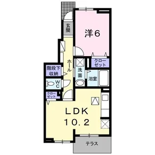 アメニティB【1階】の間取り