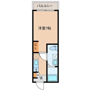 ヴィラ141【5階】の間取り
