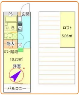 エクセレントルームI【1階】の間取り