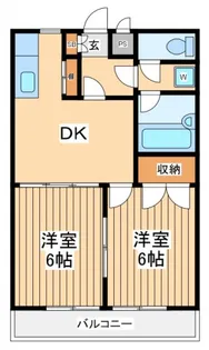 エーデルワイズ【2階】の間取り