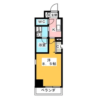 リシュドール名駅南【5階】の間取り