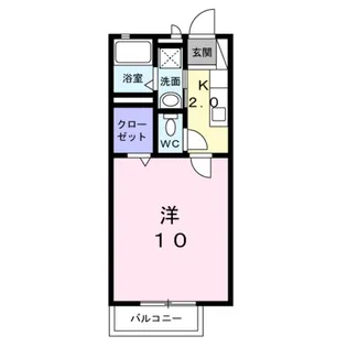 アムール【2階】の間取り