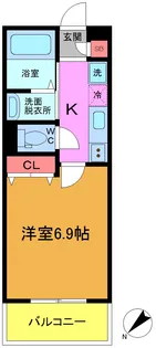 Brighton G.【2階】の間取り