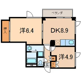 ビヨンド【5階】の間取り