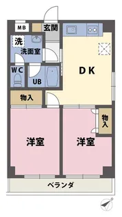 ラ・ベル・ヴァレー【3階】の間取り