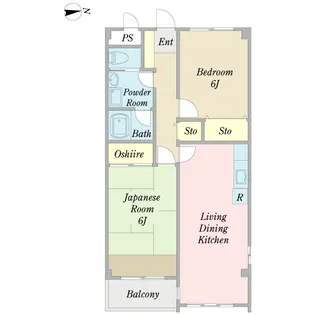 モア クレスト【2階】の間取り