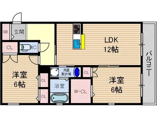 ポンデローザ【1階】の間取り