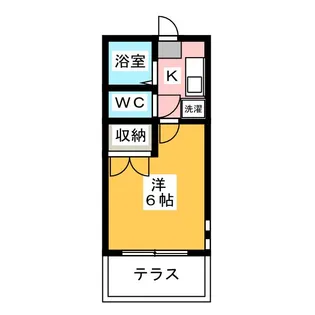 ハイツ高城見附【1階】の間取り