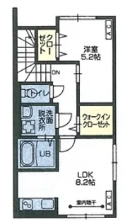 MINAMIMATI BASE【3階】の間取り