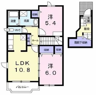 メゾン・ラフィネ【2階】の間取り