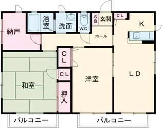 シャーメゾン西間【2階】の間取り