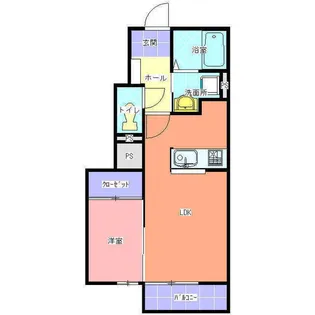 プレアデスコート【1階】の間取り