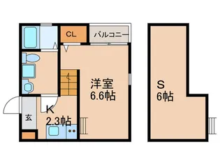 アクアリウスII【2階】の間取り