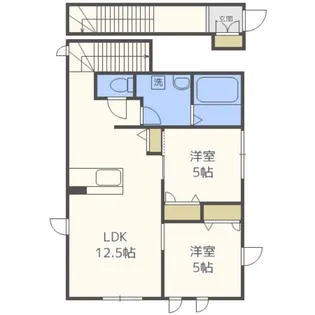 ジュエル宮の森【2階】の間取り