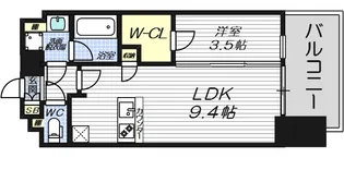 クリスタルグランツBAYフロンティア【11階】の間取り
