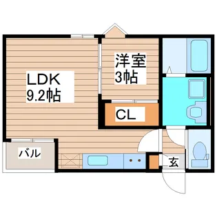 REGALEST荒井II【1階】の間取り