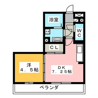 サンブリエ【2階】の間取り