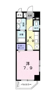 アンドーバーテラス銘苅【5階】の間取り