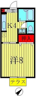 シャーメゾン新柏【2階】の間取り