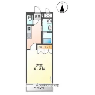 ボンヌールコートK【3階】の間取り