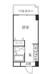 エクセラン西八王子【2階】の間取り