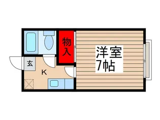吉野ハイム【1階】の間取り