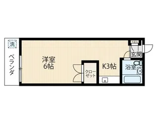 スクエアハウス【3階】の間取り