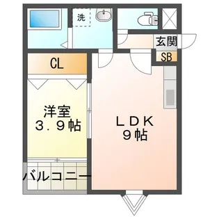 LE COCON 四日市X【3階】の間取り