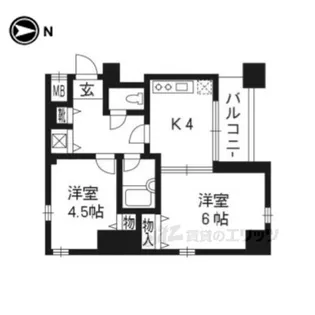 プリムローズ【3階】の間取り