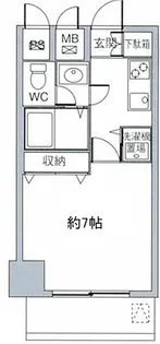 メゾンドヴィレ日本橋浜町【5階】の間取り