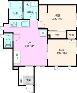 グリーンコートニューズ【2階】の間取り