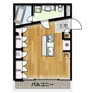 マンションCASA【2階】の間取り