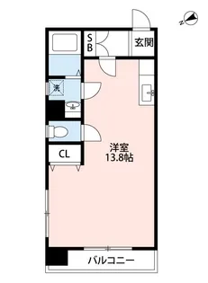 アーバン・ビルドI【5階】の間取り