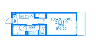 BEYOND菊名【3階】の間取り
