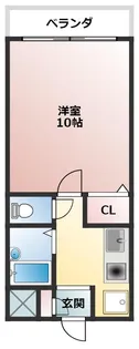 暁21・うえきI号館【1階】の間取り