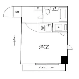 プラティーク両国【4階】の間取り