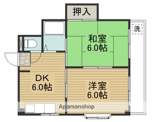 ハイツことぶき2番館【4階】の間取り
