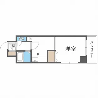 アベニール北円山【3階】の間取り